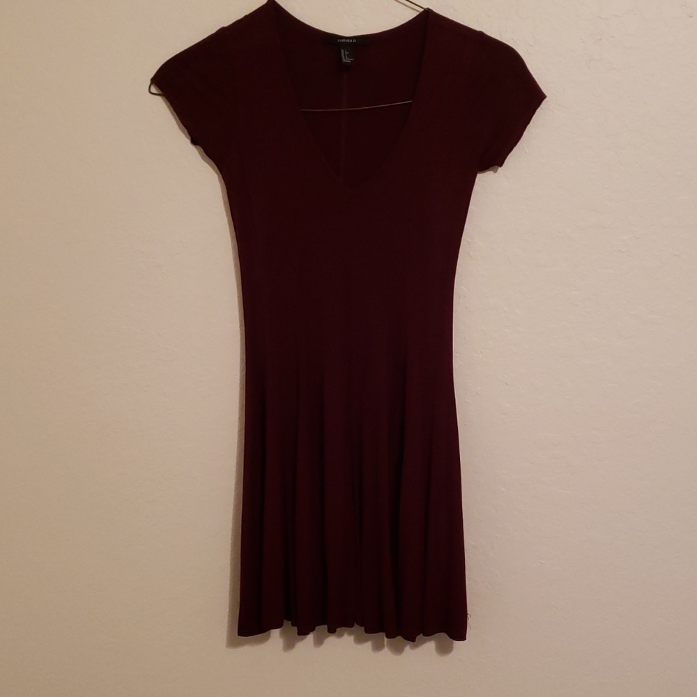 Burgandy dress